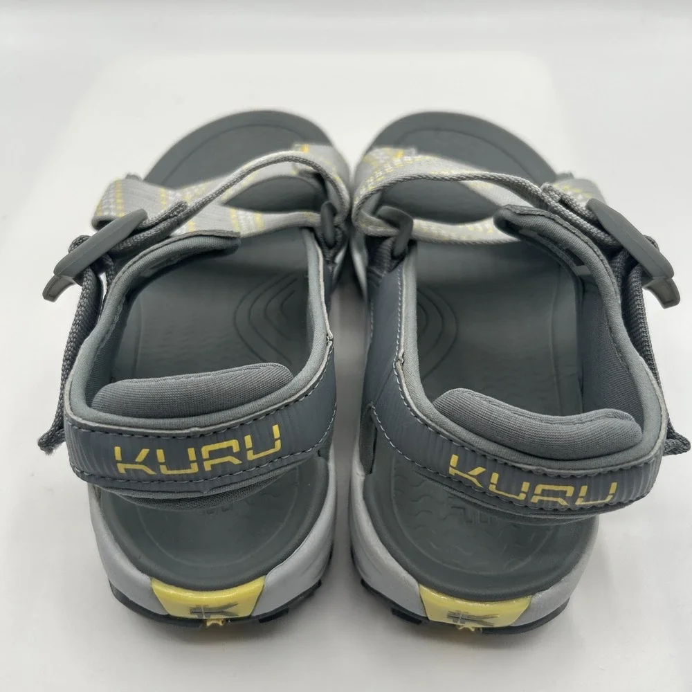 NEW Kuru Women's Current Sandal, Gray, Soft Yellow,Walking,Hiking, SZ: 8 M, NWOB - Picture 9 of 15
